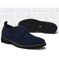 thumbnail image 6 of Men's Suede Lace Up Oxfords Classic Wing Tips Dress Shoes Casual Luxury Business Work Office Derby Shoes, 6 of 7