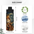 thumbnail image 3 of Pofeuu Starry Night Guitar Dog Print 18oz Sports Insulated Kettle Stainless Steel Vacuum Water Bottle Leakproof Sport Flask, 3 of 7