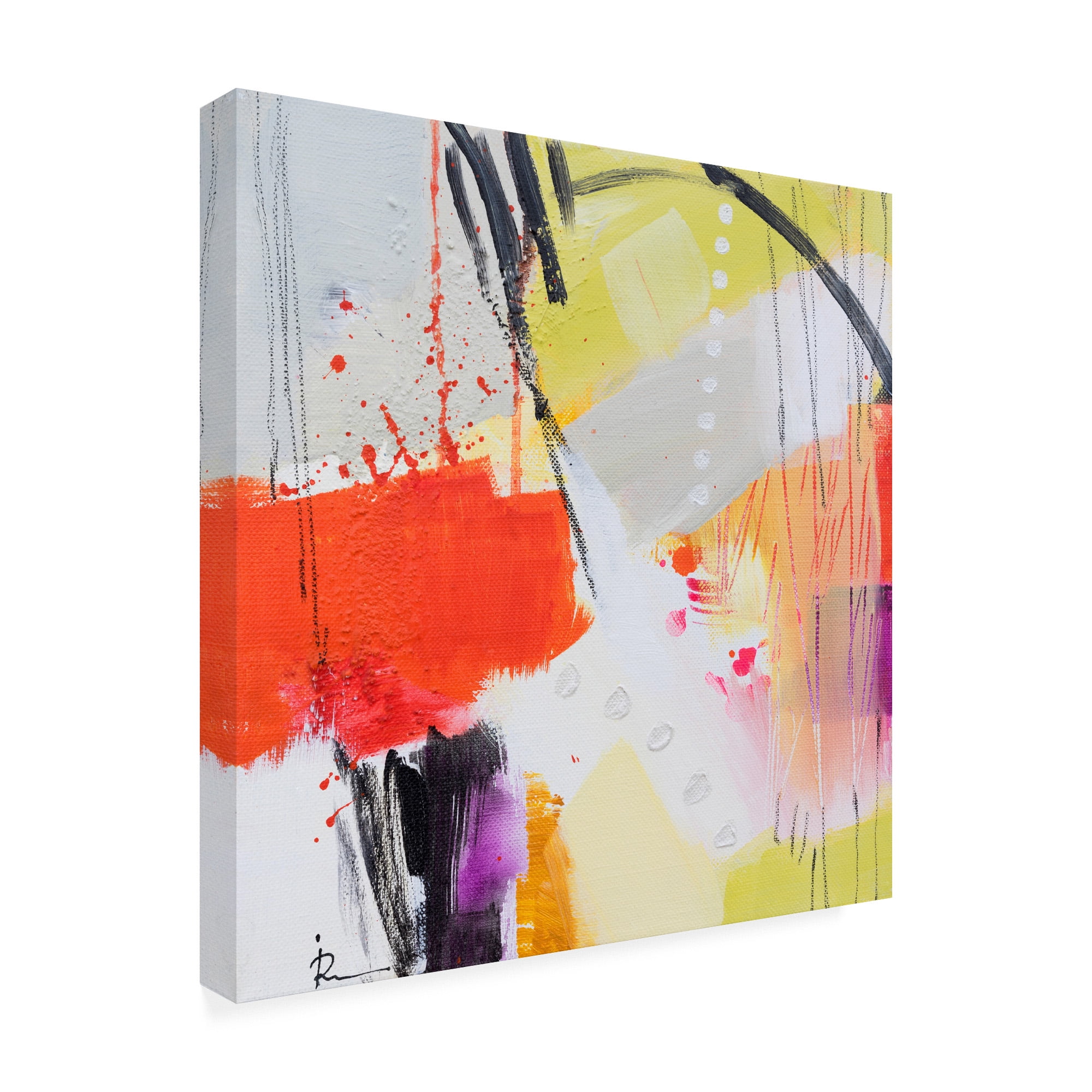 Trademark Fine Art 'Ira Ivanov Paint Expression Study 17' Canvas Art by Ira Ivanov