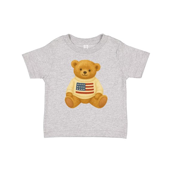 Inktastic American Flag Bear Boys or Girls Baby T-Shirt