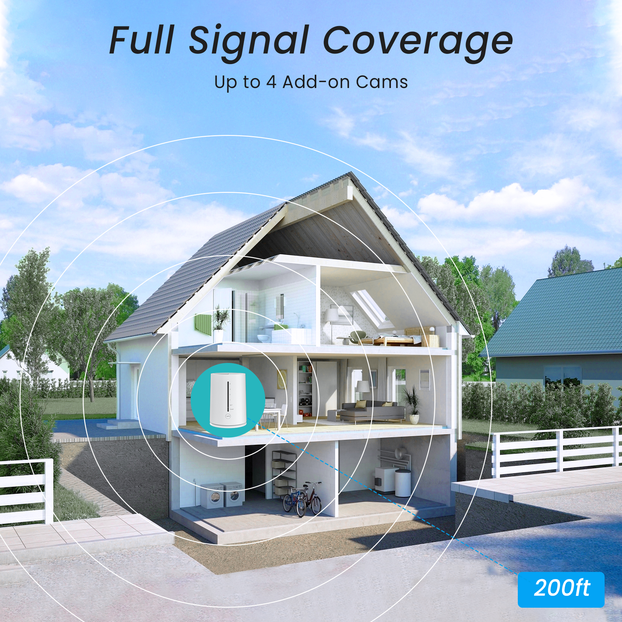 ANRAN 2K Solar Security Camera System with Base Station photo 4