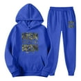 thumbnail image 4 of CONZONE Men's Sweatsuit 2 Piece Sets Mens Jogging Tracksuit Set Letter Graphic Y2K Pullover Hoodies Sweatpants Soft Sweat Suit for Men Cozy Fall Winter Track Suit, 4 of 4