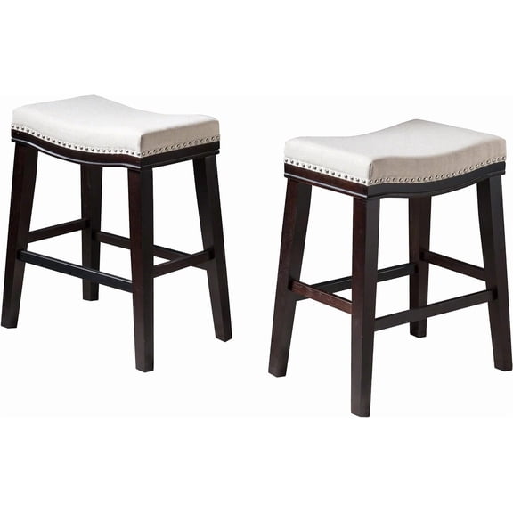Counter Stool, Single Upholstered Bar Stool for Kitchen Island, Home Bar