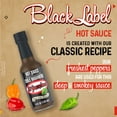 El Yucateco Black Label Reserve Chile Habanero Hot Sauce, 4 oz