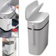 thumbnail image 3 of Cubo de basura con escobilla de inodoro, cubo para basura, cubos de basura para baño, caravana, oficina Blanco, 3 of 9