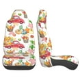 thumbnail image 3 of Gaeub Autumn Harvest Truck 2Pack Full Set Car Seat Covers with Soft Padding Universal Auto Front Seats Protector and Cushion Mat, 3 of 7