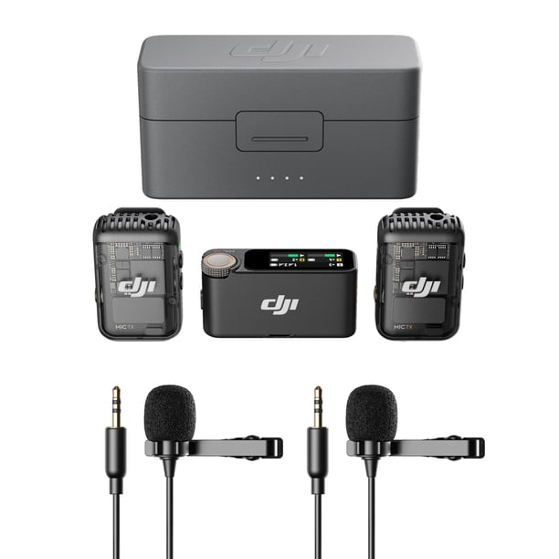 Sistema de Micrófono Inalámbrico DJI Mic 2 con 2 Transmisores y Estuche