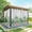 Gray, variant on Outdoor Curtains for Patio Waterproof, Summer Botanical Windproof Pravicy Outside Porch Blackout Curtain, Tropical Cactus Succulents Gray Plaid Sun Blocking Grommets Curtains for Cabana 54"x108"