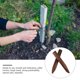 thumbnail image 3 of 2 piezas de estacas de madera para decoración de vallas de jardín, estacas de madera para partición de patio, estacas de madera para vallas, pilas de madera para vallas de madera carbonizada., 3 of 6