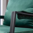 thumbnail image 4 of Accent Armchair, Modern Relax Single Armchair Lounge Chair with Velvet Cushion, Green, 4 of 9