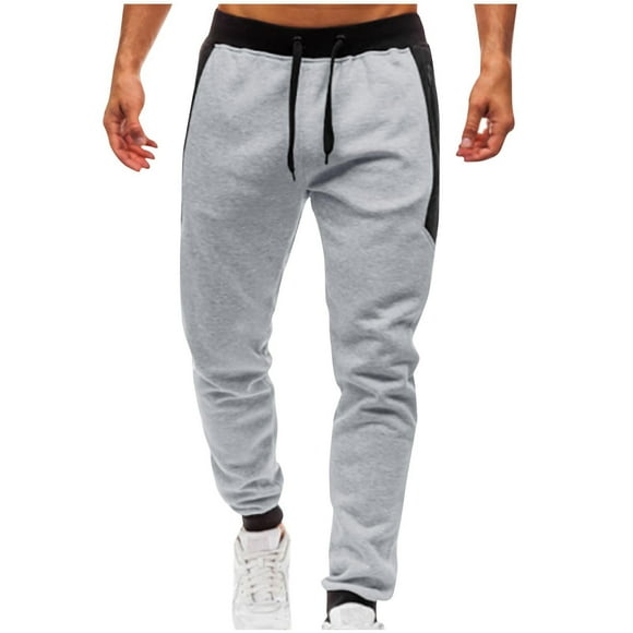 Admvng Mens Sweatpants Fashion Print Casual Elastic Waist with Pocket Trousers Sport Men's Athletic Pants Sweatpants with Pockets M-3XL