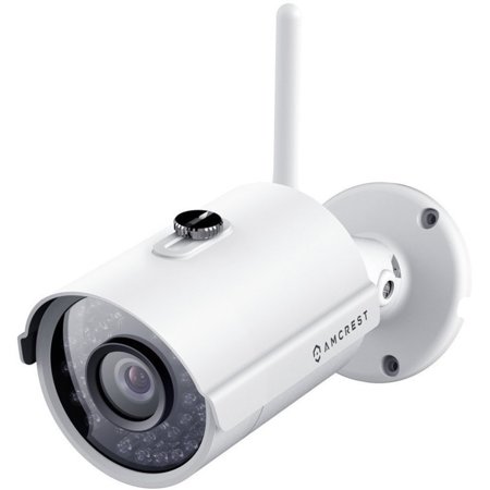 Amcrest IP2M-842EW 2.0MP 1080p Outdoor Bullet PoE IP Camera, White