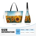 thumbnail image 4 of Disketp Sunlit Sunflower Field Bolsa de Playa de Gran Capacidad, Bolso Impermeable y a Prueba de Arena para Mujer, Ideal para Playa, Piscina y Natación, 4 of 7