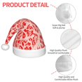 thumbnail image 4 of Yiaed Beef1 Print Hat,Santa Claus Hat For Xmas Party, Christmas Hat For Boys Girls Child Infant Holiday Hat, 4 of 6