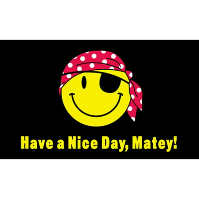 Bandera tipo tapiz Haves a Nices Days Mateys Anime, 150 x 90 cm