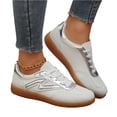 thumbnail image 3 of KEVCHE Womens Lightweight Soft Sole Sports Casual Shoes, 2026 Fashion Lace-Up Sneakers with Soft Foam Insole, Non-Slip Trendy Walking Shoes for Women, 3 of 5