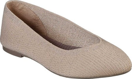 skechers flats memory foam cleo