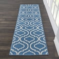 thumbnail image 4 of 7' Gray Moroccan Power Loom Runner Rug, 4 of 5