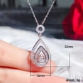 thumbnail image 3 of Women's Flash Zircon Geometric Pendant Necklace Collection - Shiny Inlaid Zircon Jewelry for Every Occasion, 3 of 7