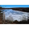 Park Winter Frozen Nature Branch Wood Lake-20 Inch By 30 Inch Laminated Poster With Bright Colors And Vivid Imagery-Fits Perfectly In Many Attractive Frames