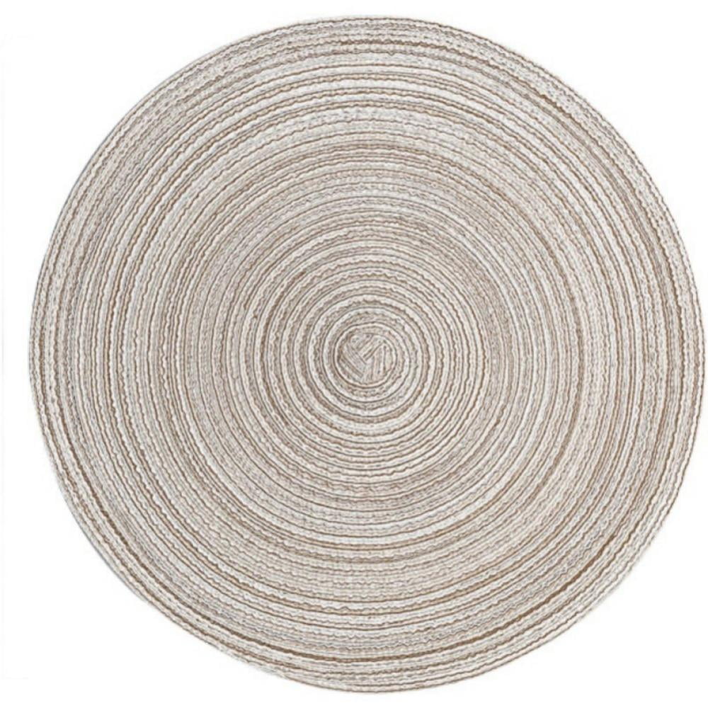 Popvcly Round Placemats Farmhouse Boho Placemats Cloth Placemat Rustic