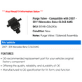 thumbnail image 2 of Purge Valve - Compatible with 2007 - 2011 Mercedes-Benz CLS63 AMG 2008 2009 2010, 2 of 2