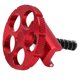 thumbnail image 2 of Abrazadera de bisagra de aluminio para bicicleta plegable, hebilla C CNC integrada para bicicleta plegable Brompton, color rojo, 2 of 8