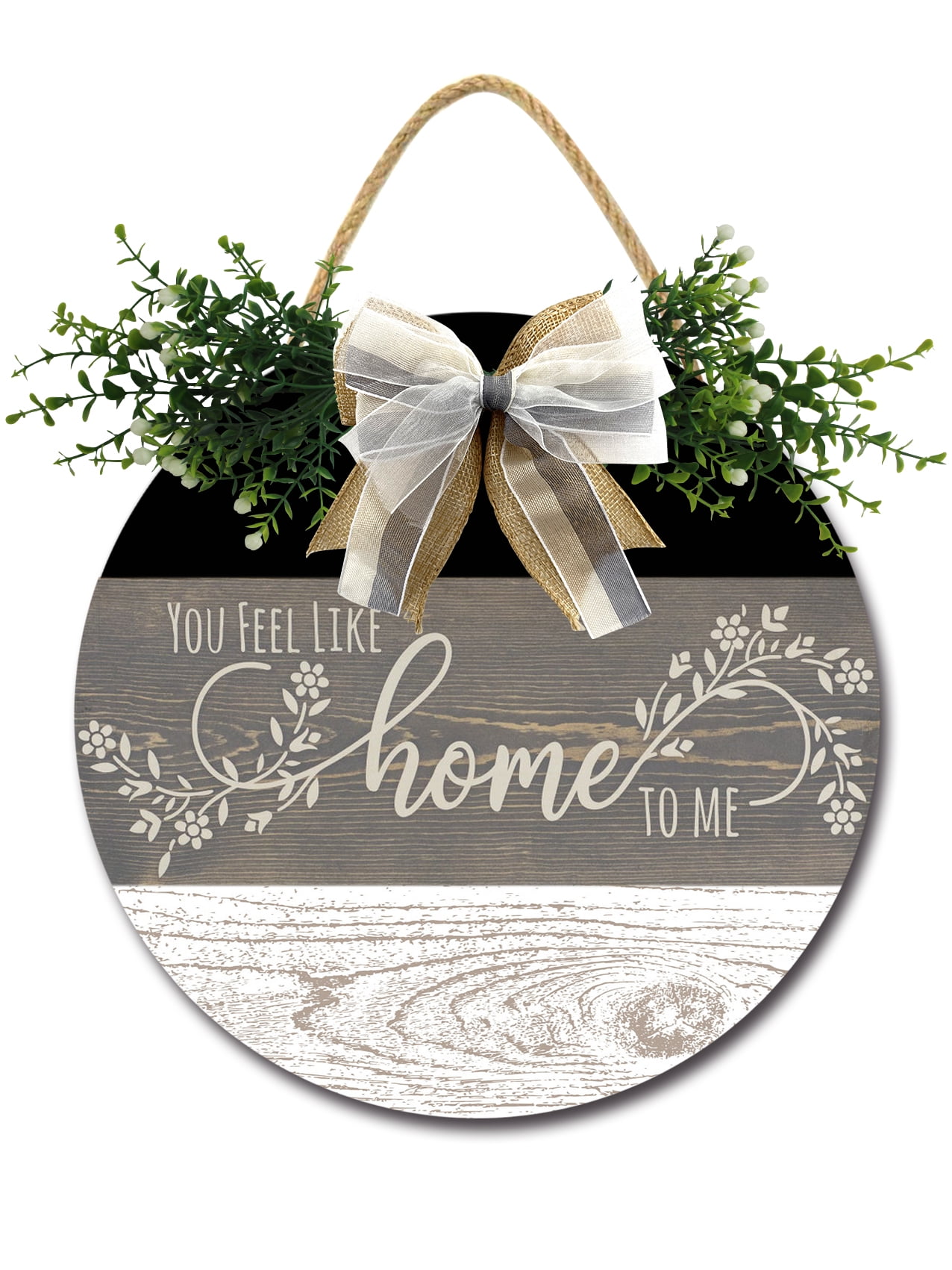 Front Door Porch Decorations You Feel Like Home to Me Door Hanging Sign ...