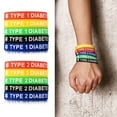thumbnail image 6 of TRINGKY Silicone Wristband Medical Alert ID for Health Bracelet for Type 1/2 Diabetic Patients Neutral Colors Kids Size Ba, 6 of 10