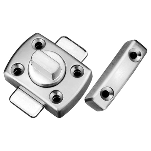 LOLIPPYY Home Use Silver Door Bolt Latch Compatible with Screen and Interior Doors
