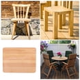 thumbnail image 3 of REOFLYUP 1Set Extend Life Stool Seat Replacement Khaki Square for Hotel Use, 3 of 5
