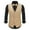 Z2-Gold, variant on Dovford Mens Sequins Vest Formal/Leisure V-neck Shiny Waistcoat Bowtie Set Prom Party Tuxedo