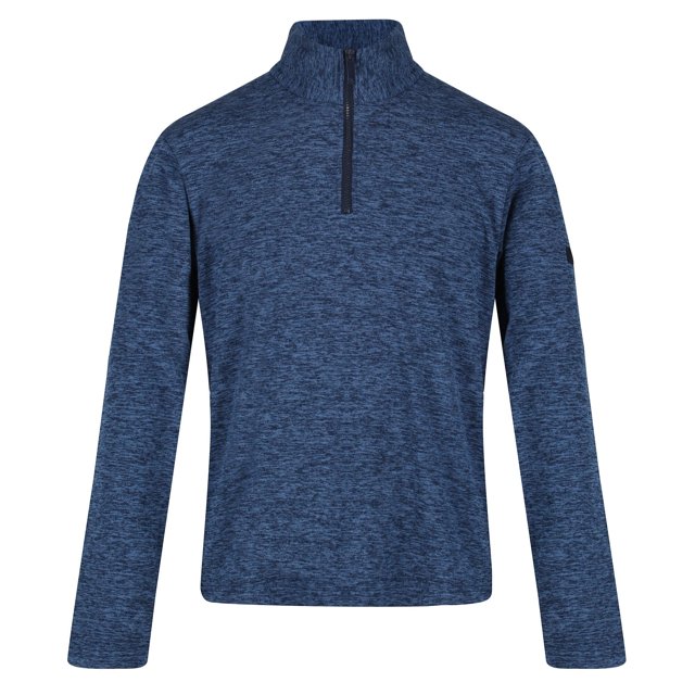Regatta - Forro Polar Edley para Hombre (Marino, Negro Jaspeada)