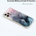 thumbnail image 5 of Blue Sand Case for iPhone 12 Pro Max,Aesthetic Art Design Pattern Soft Full TPU Bumper Cover, 5 of 5