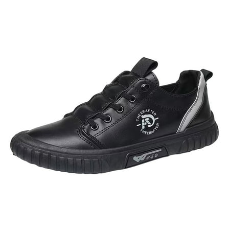 

gvdentm Mens Casual Running Shoes Men Low Top PU Casual Walking Shoes