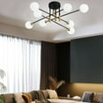 thumbnail image 3 of MONIPA Nordic Chandelier Metal Sputnik Pendant Ceiling Lighting, 3 of 18