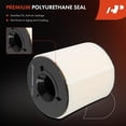thumbnail image 5 of A-Premium Front 2-PC Engine Air Filter Compatible with Audi A1 2011-2018 & Seat Ibiza 2011-2016, Toledo 2013/2015 & Volkswagen Polo 2013-2017, Vento 2014-2015, 1.2L 1.4L 1.6L, Replace# 6R0129620A, 5 of 8