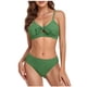 thumbnail image 1 of Moda mujer Casual Sling sólido Split dos piezas traje de baño ropa de playa traje de baño Fridja  nalpqowj59895, 1 of 3