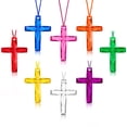 thumbnail image 1 of Collar XIPENGKEJI con forma de cruz de cristal, 104 unidades, regalo para fiestas religiosas, 1 of 7
