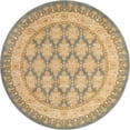 thumbnail image 1 of Unique Loom Edinburgh French Floral Design Rug 6' x 6' Round Blue/Beige, 1 of 1
