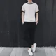 thumbnail image 4 of Conjuntos de camiseta y pantalones para hombre, sudaderas, chándal liso, conjunto de pantalones para hombre, chándal de oferta, camiseta elástica informal de primera calidad, barata y elegante, 4 of 5