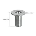 thumbnail image 3 of M6 T-nuts, 24 Pack Carbon Steel Tee Nuts, Round Base Weld Nuts 20mm Height, 3 of 5