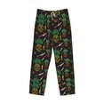 thumbnail image 4 of Easygdp Pineapples Men's Pajama Pant, Sleep Elastic Waistband Lounge Pants - Small, 4 of 9