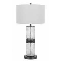 Cal Lighting 100W Carrington Metal/Glass Table Lamp