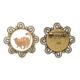 thumbnail image 1 of Brown Fat Cat animal acuarela Broche de flores, regalo de joyería para mujeres y niñas Unbranded M, 1 of 3
