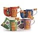 thumbnail image 2 of Hues&Brews Tasse/coaster 14 Onces, Ensemble de 4, Tabby Cats, 2 of 2