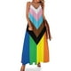 thumbnail image 1 of Vestido sin mangas con la bandera del orgullo del progreso, vestidos sueltos elegantes para mujer, vestido de verano para mujer, 1 of 7