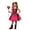 Hot Pink, variant on Girl's Dress Halloween Witch Spider Web Print Cami And Tutu Dress Tulle Skirt Sequin Bow Cartoon Ghost Pocket Outfit Set With Magic Wand Spider Hair Clips Kids Party ,6-7 Years