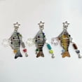 thumbnail image 5 of AOOOWER Realistic Multi Section Fish Keychain Anglers Gift Practical Keyring Accessory, 5 of 14