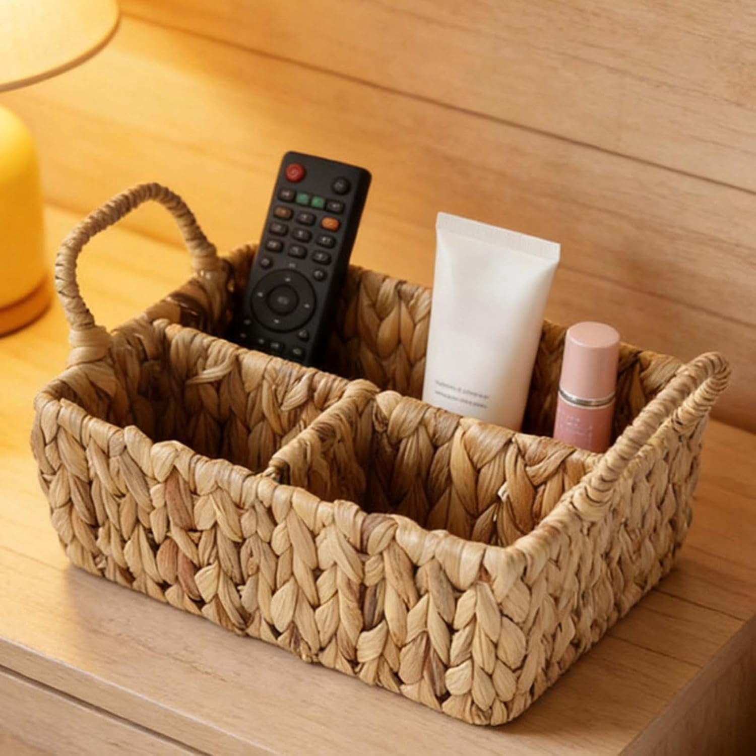 Diaper Caddy Organizer, Handwoven, Nursery Storage Bin